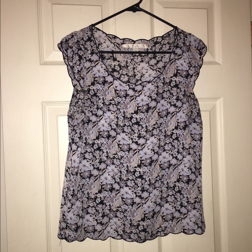 COPY - Lauren Conrad floral blouse